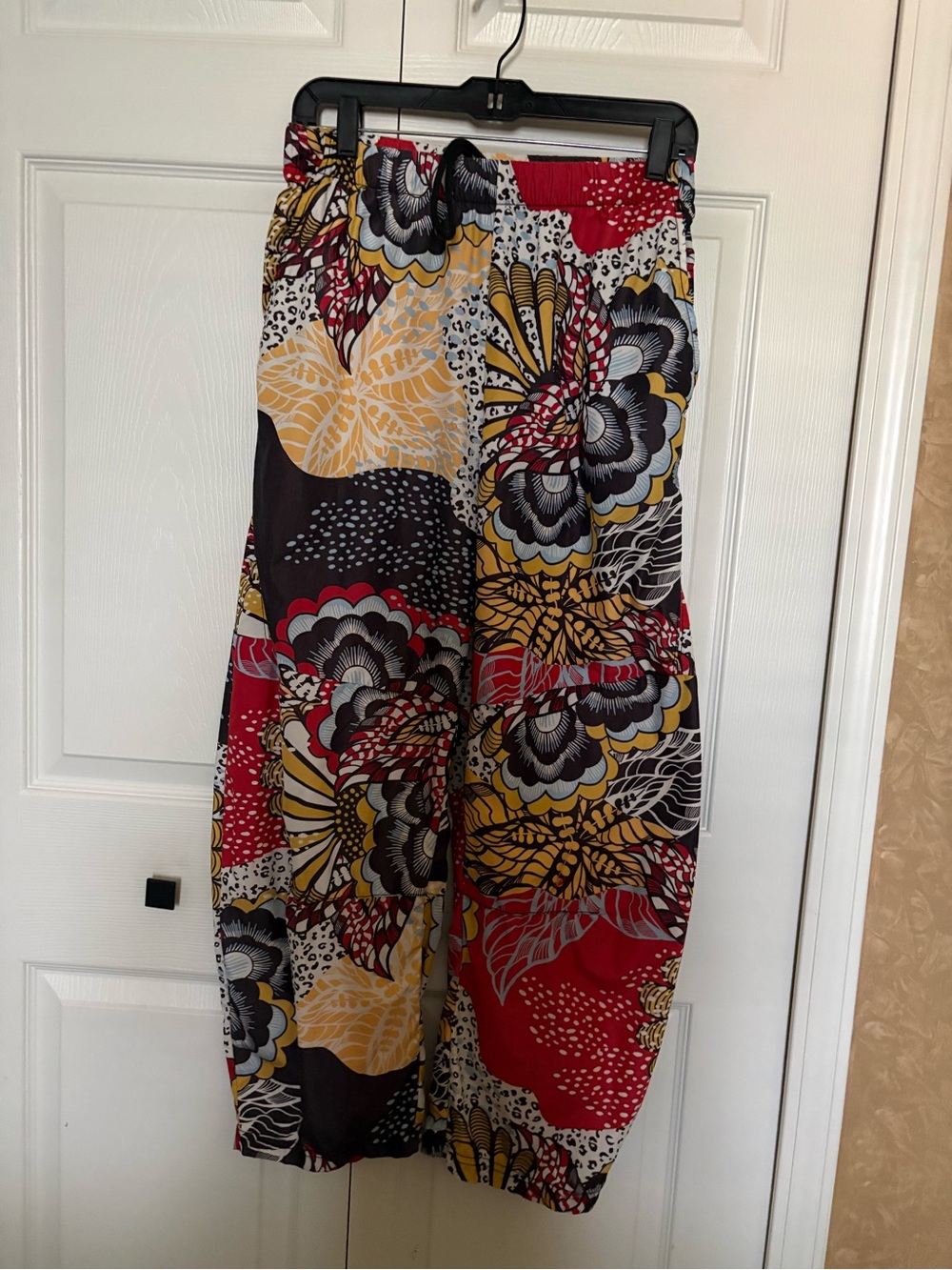 Free People Multicolor Floral Patchwork Wide Leg Pants - Picture 4 of 6